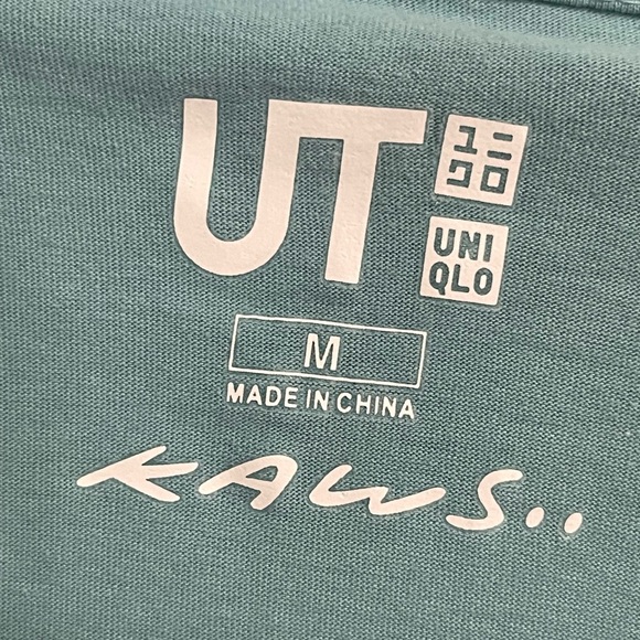 KAWS X Uniqlo Men's Size M Blue BFF - Picture 3 of 6